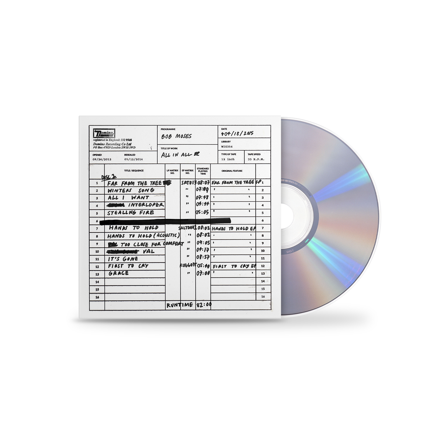ALL IN ALL CD